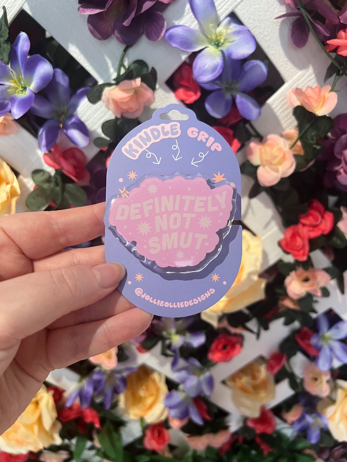 Definitely Not Smut Pink Kindle Grip